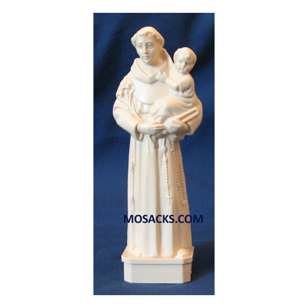 Plastic St. Anthony of Padua 6 Inch Tan Statue 185-1798