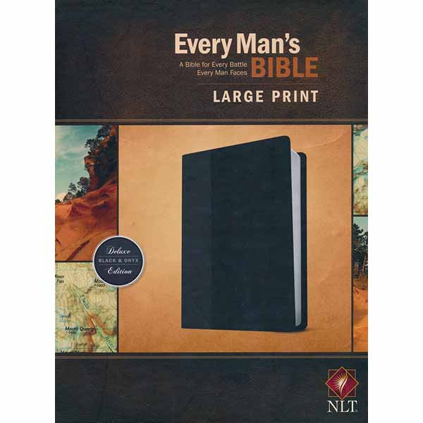 NLT Every Man's Bible (Large Print Black)