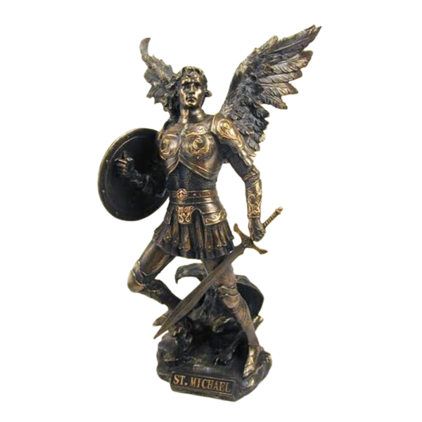 St. Michael the Archangel Veronese Bronze Statue 12 3/4", SR-74700