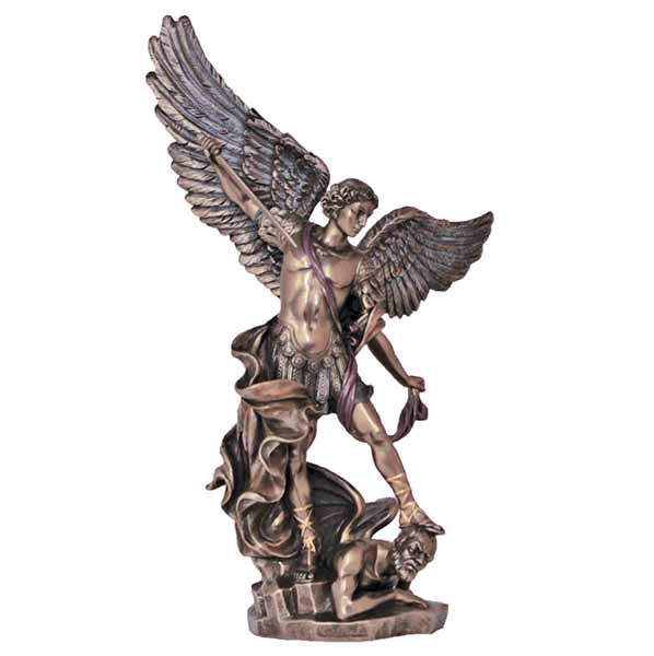 St. Michael the Archangel Veronese Bronze Statue 4" SR-75579