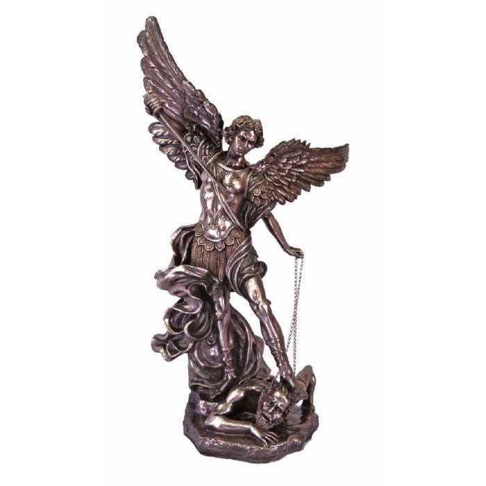 St. Michael the Archangel Veroneze Bronze Statue 48". SRA-MIKE48