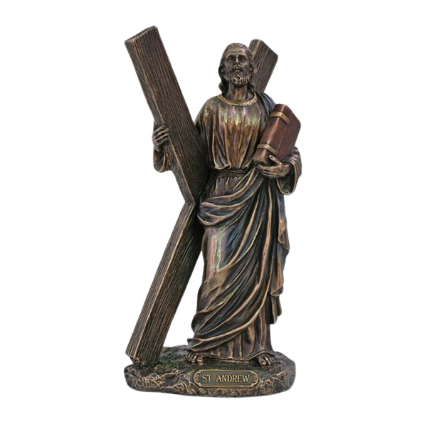 Saint Andrew Veronese Bronze Statue 8" SR76020
