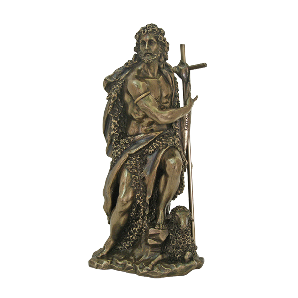 St. John The Baptist Veronese Bronze, 9 1/2", SR-75250