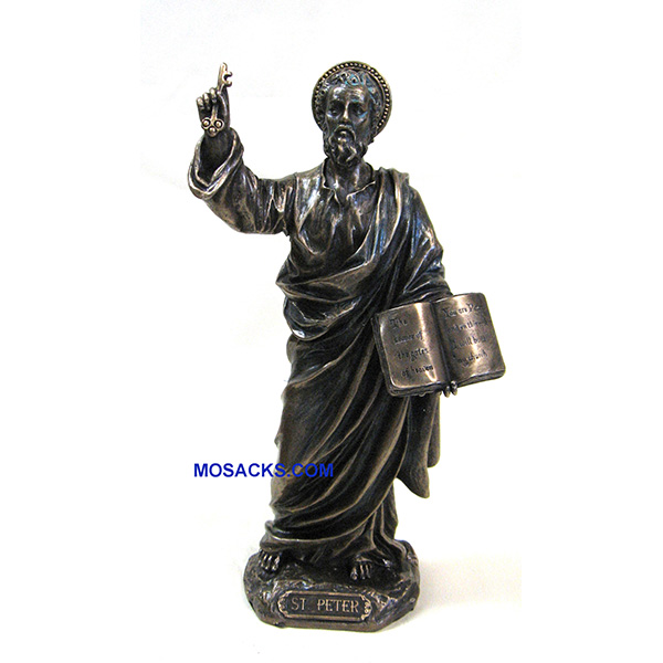 Saint Peter Veronese Bronze Statue 8" SR76023