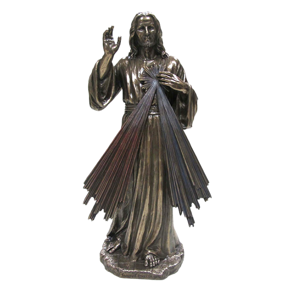 Divine Mercy Veronese Bronze Statue 12", SR-75020