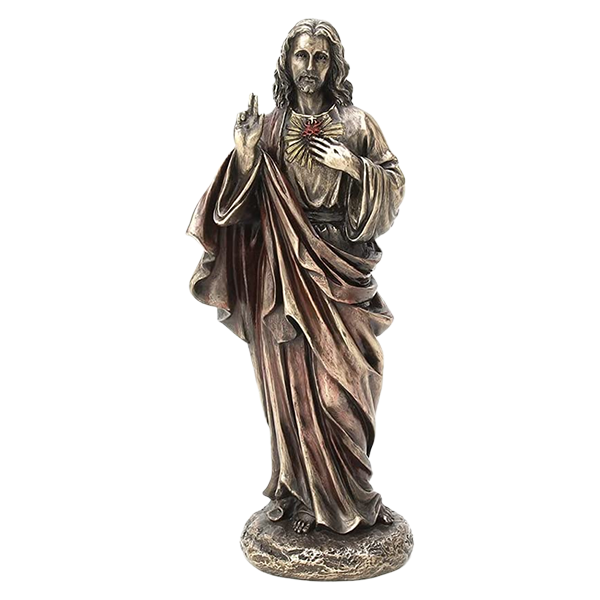 Sacred Heart of Jesus Veronese Bronze, 10 1/2", SR-75348