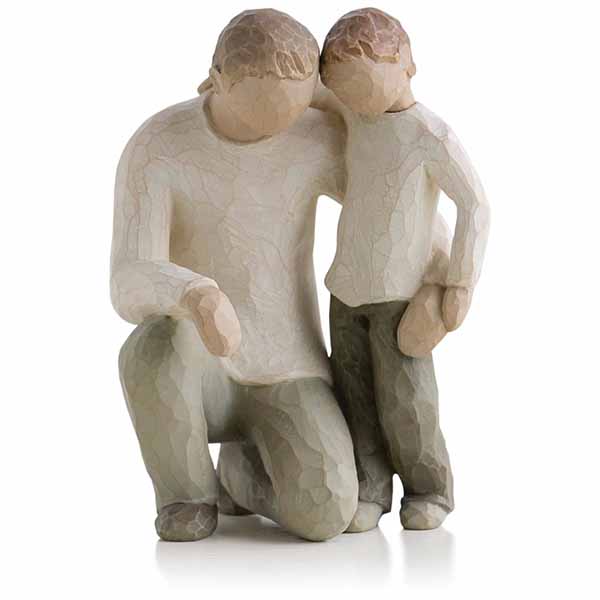 Willow Tree Figurine, Father and Son, 5.5"H 26030
