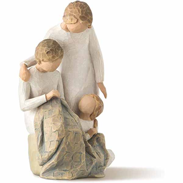 Willow Tree Figurine, Generations, Making memories that last lifetimes 7" H 26167 quilting
