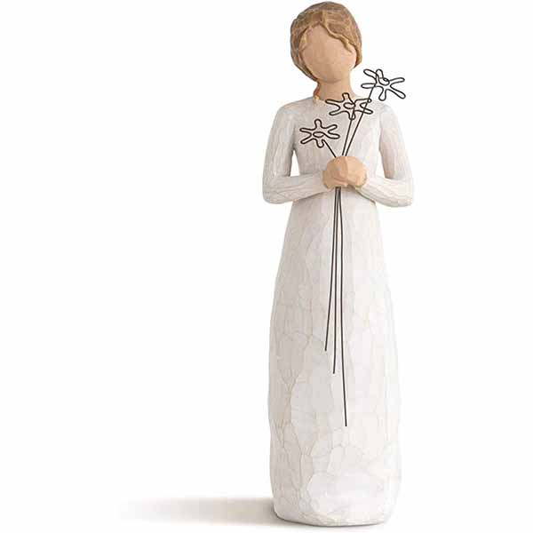 Friendship Willow Tree Figurine, Grateful, I'm so grateful for your friendship 9"H 26147