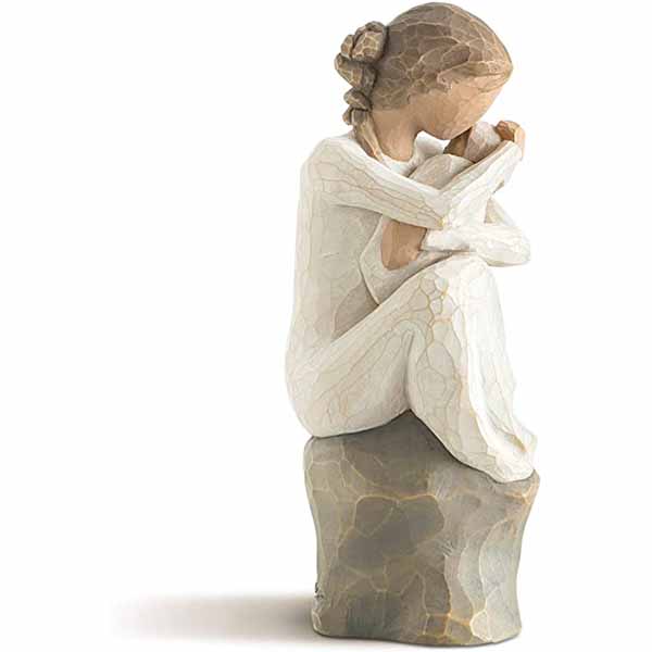 Mother and Baby Willow Tree Figurine Guardian Love and protect thee forever 6" H 26195