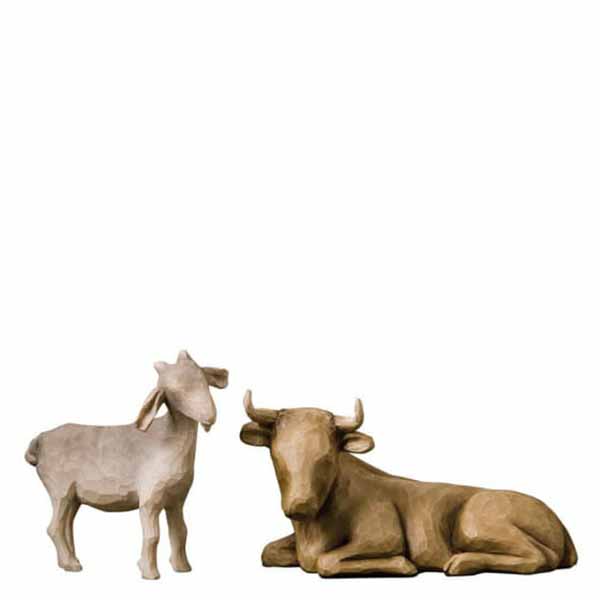 Willow Tree® Nativity Set Ox and Goat