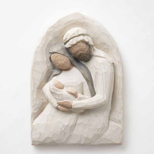 Willow Tree® Plaque: Holy Family A Child is Born