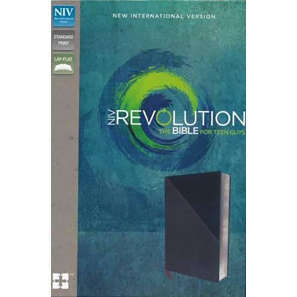 Zondervan NIV, Revolution Bible, Imitation Leather, Gray/Navy: The Bible for Teen Guys (Special) 9780310080008
